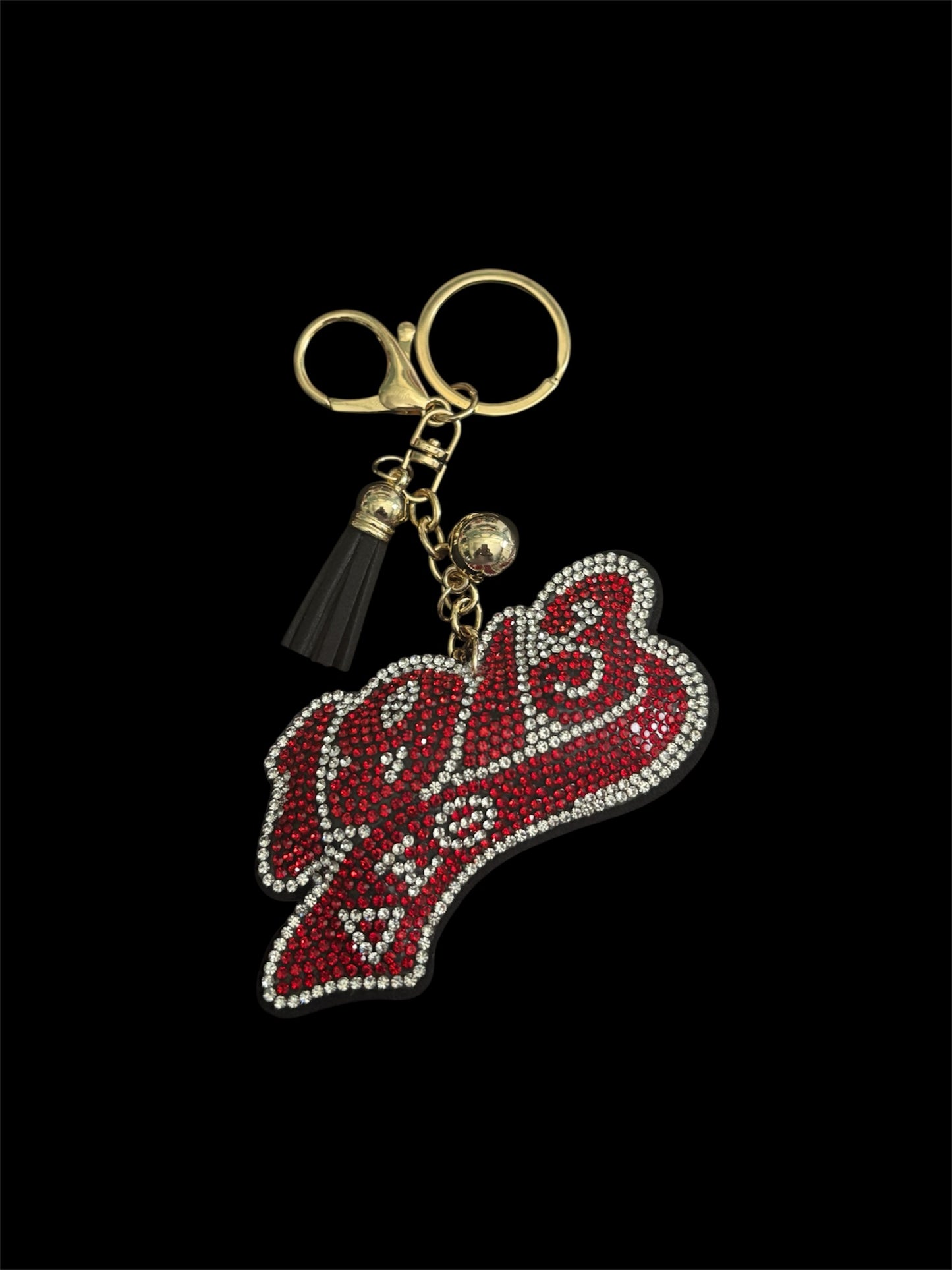 Bling Sorority Keychains w/ Tassel