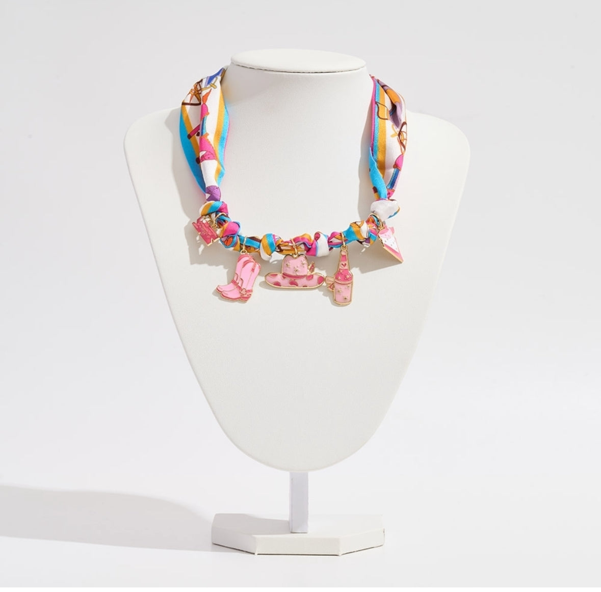 Scarf Charm Necklace