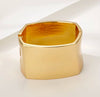 Gold Chunky Bangle Bracelet