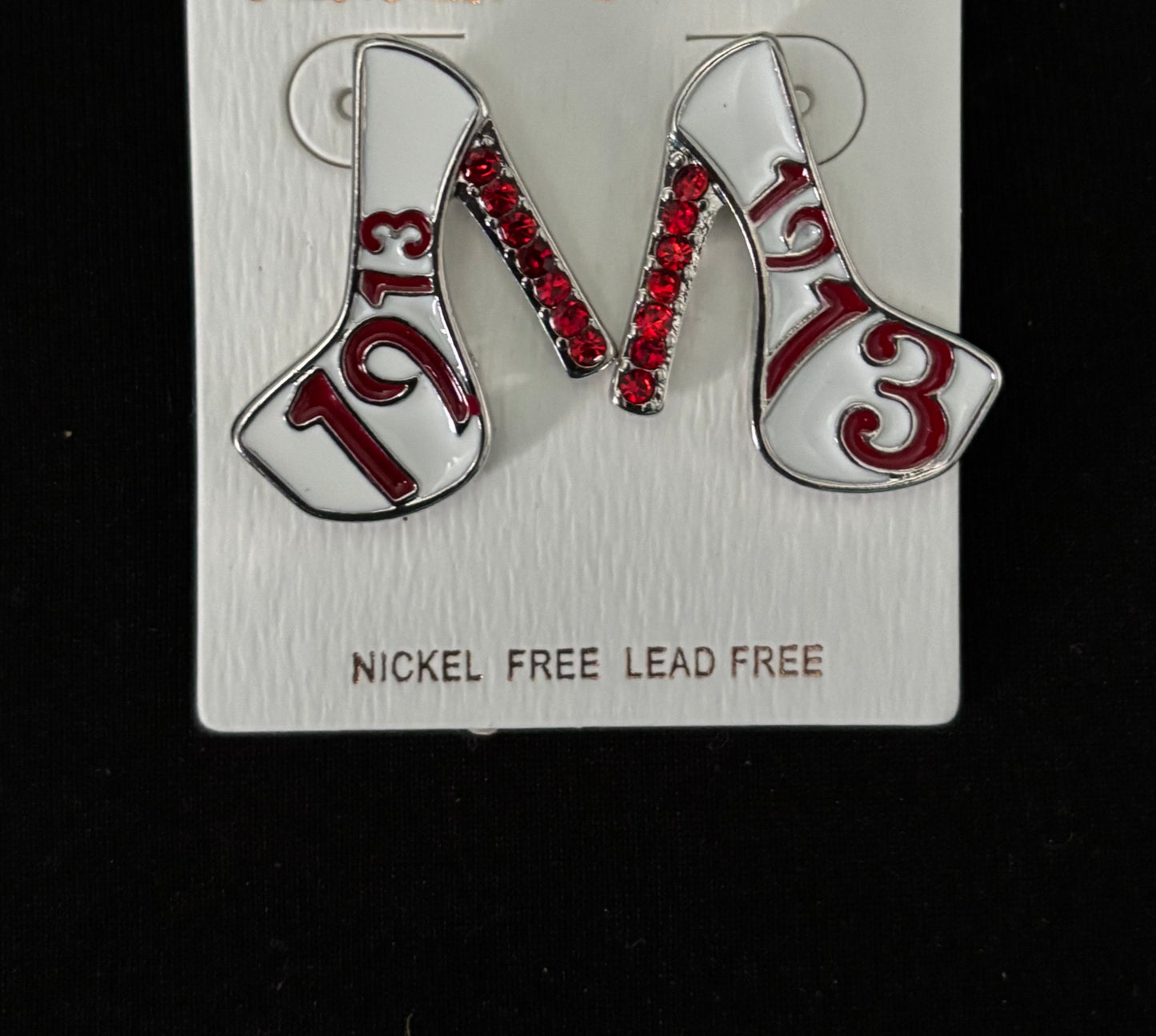 Sorority Stiletto Heels Earrings