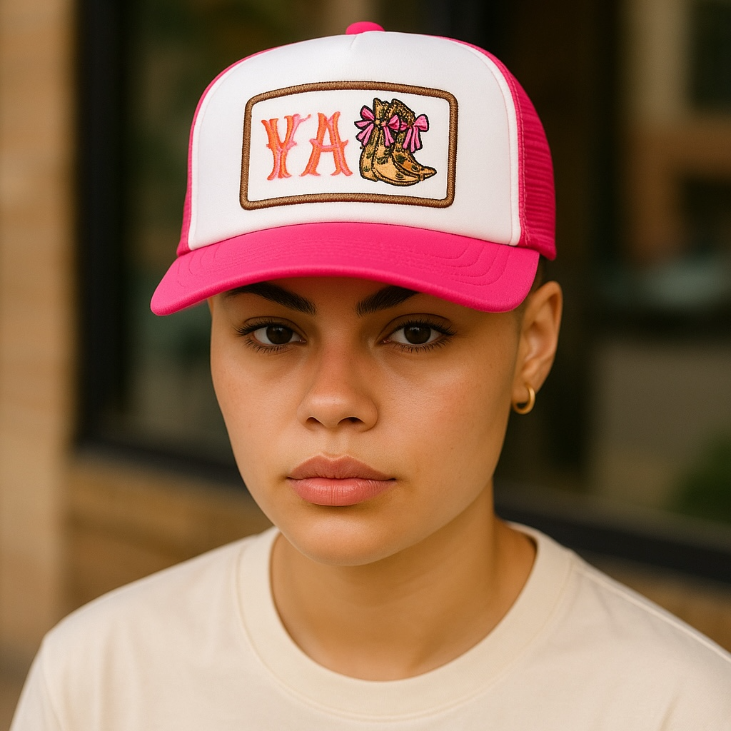 YALL Pink Trucker Hat