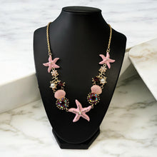  Starfish Charm Necklace Set