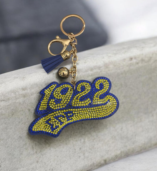 Bling Sorority Keychains w/ Tassel