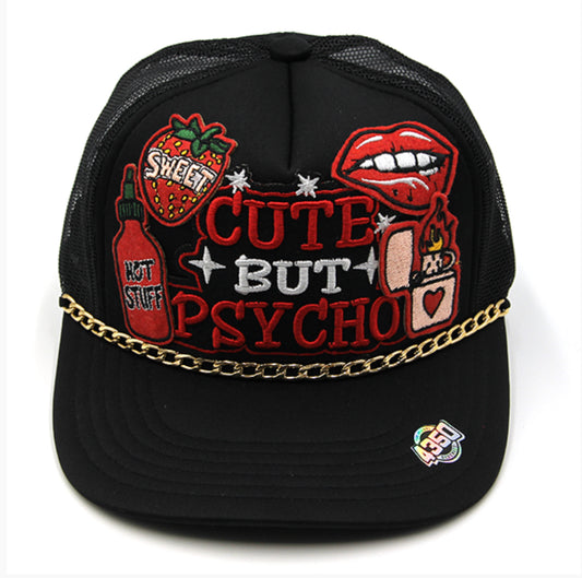 Cute But Psycho Trucker Hat