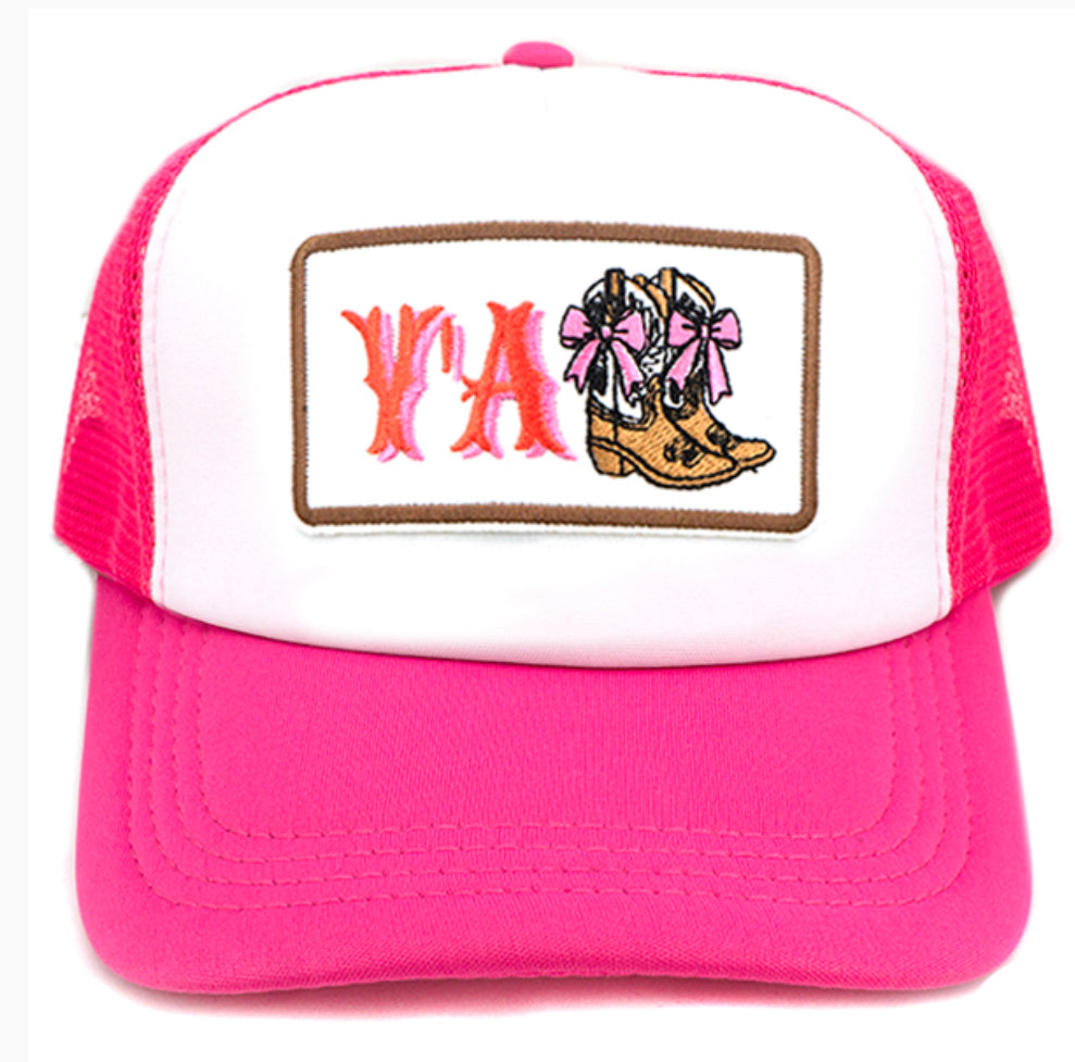 YALL Pink Trucker Hat