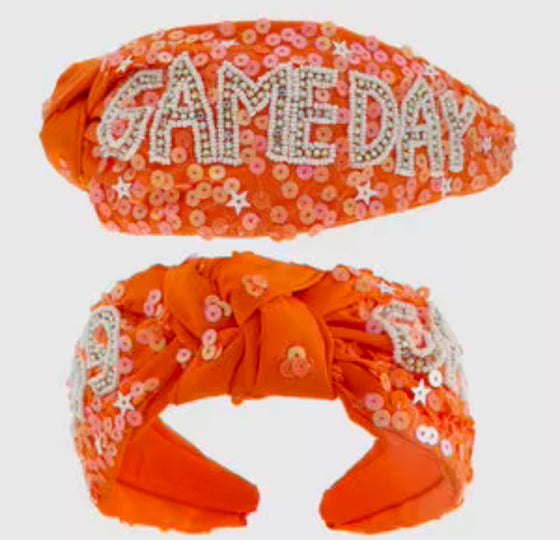 ORANGE GAME DAY HEADBAND