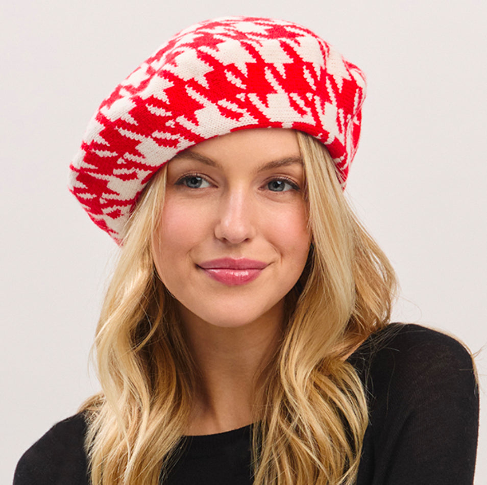 Knit Beret Hats