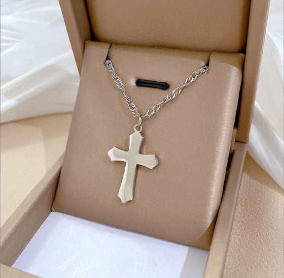 Gold & Silver Cross Necklaces