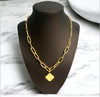 Gold Dipped Clover Necklace
