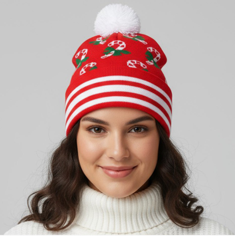 Candy Cane Beanie