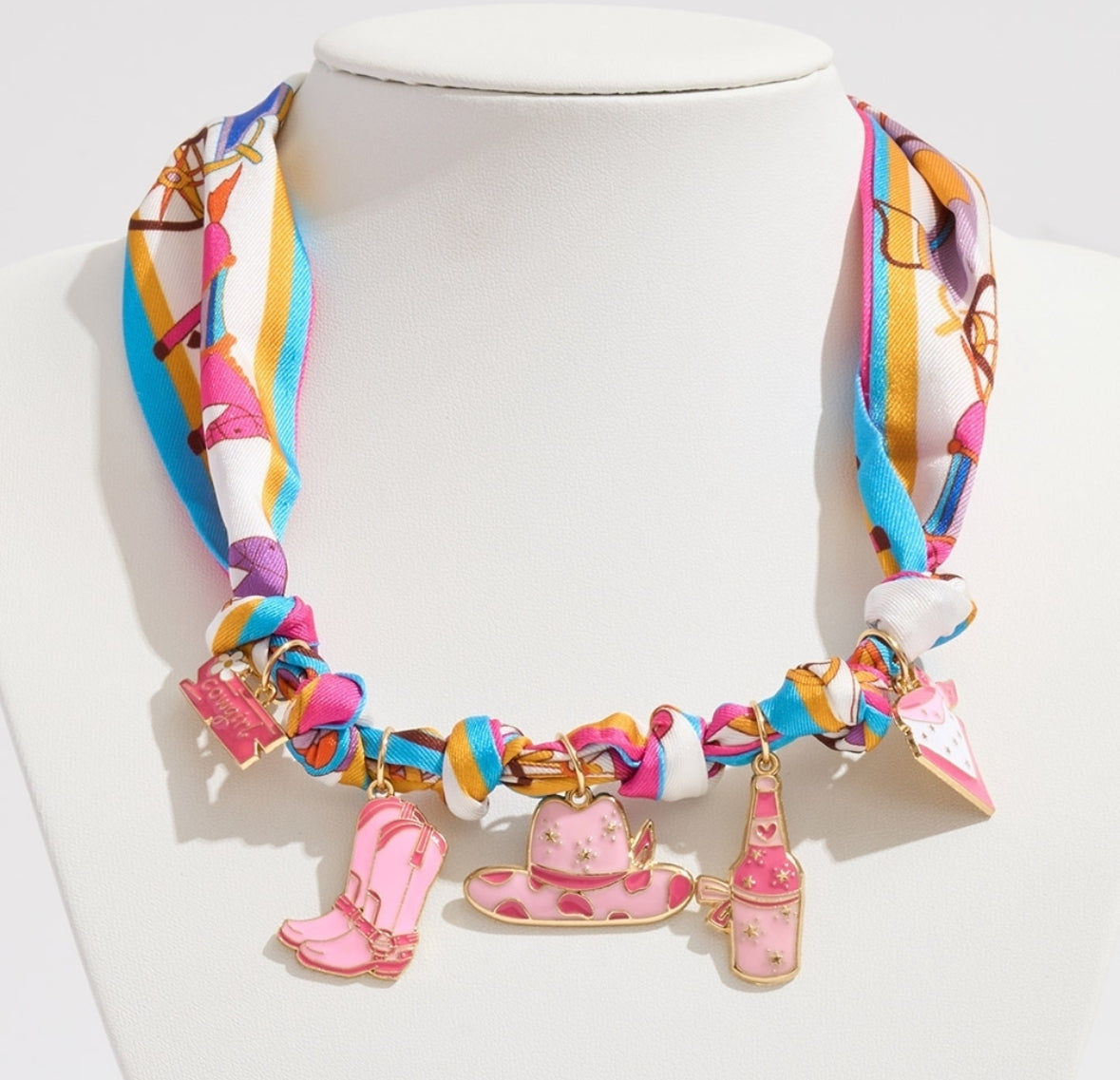 Scarf Charm Necklace