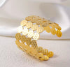 Gold Chunky Cuff Bracelet