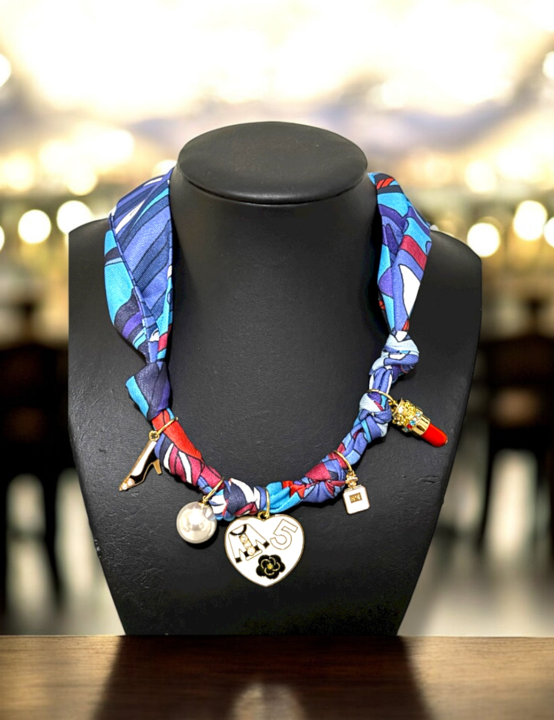 Scarf Charm Necklace