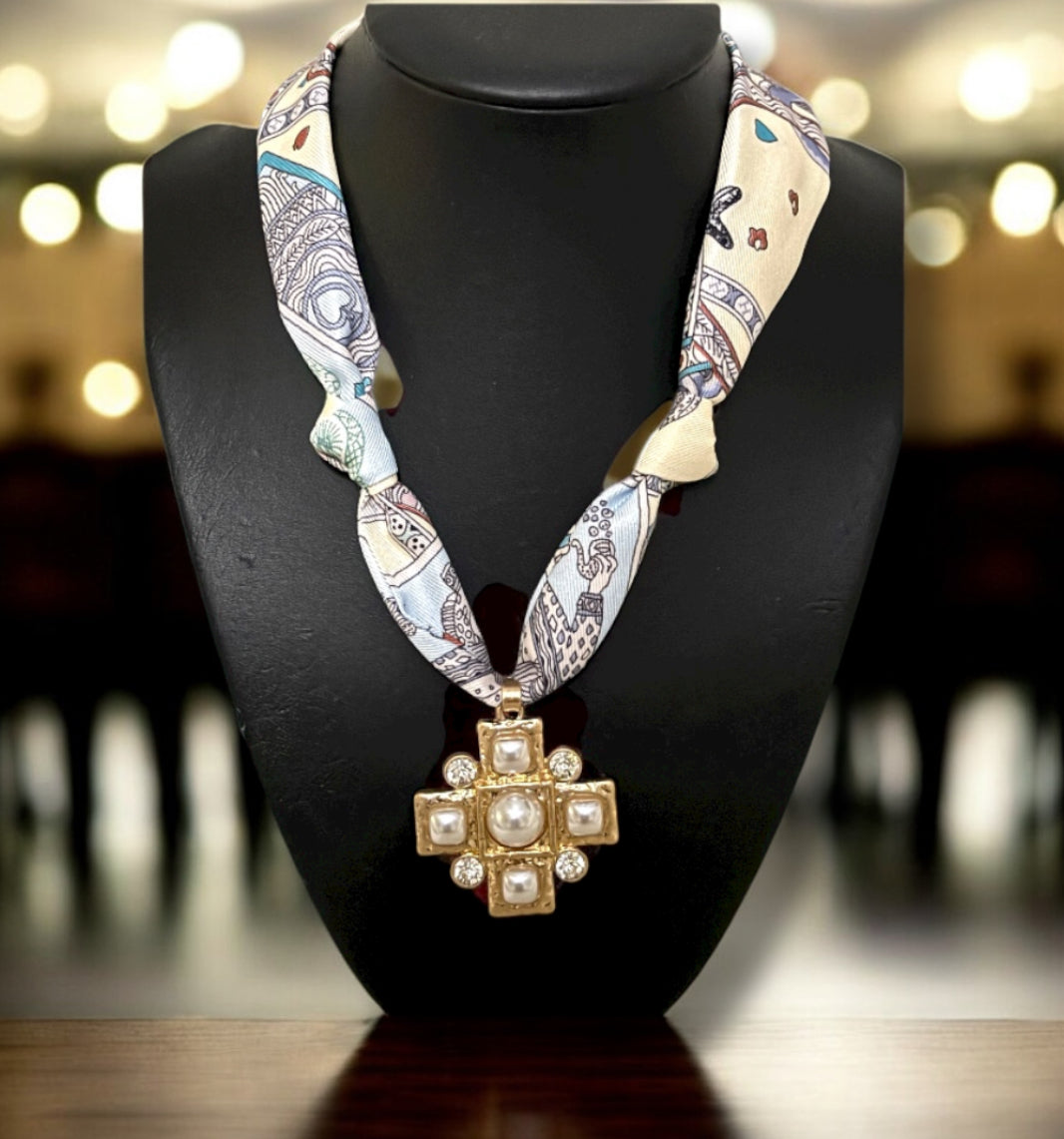 Scarf Charm Necklace