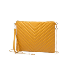  Chrevron Quilted Clutch Crossbody Bag