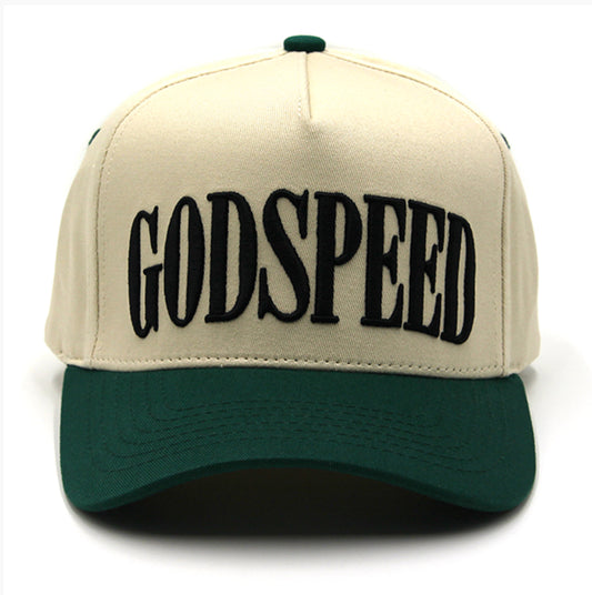 Godspeed Cream and Green Cap