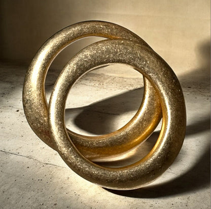 Bronzed Gold & Silver Bangle Bracelets