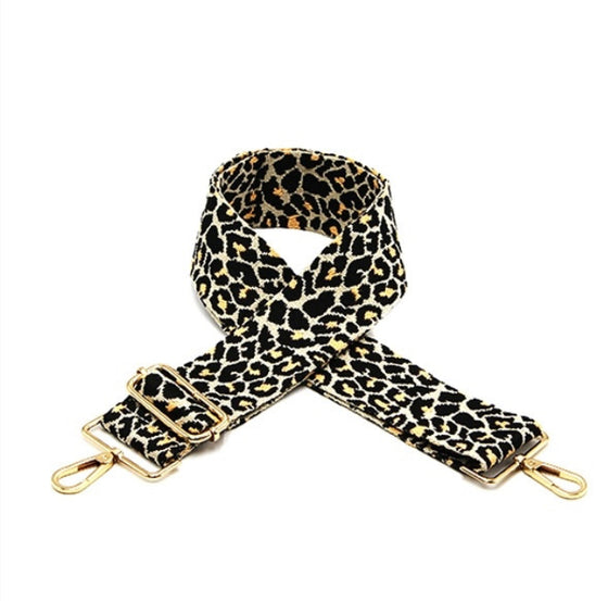 Cheetah Print Crossbody Strap
