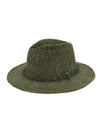 Olive Green Women's Fedora Hat