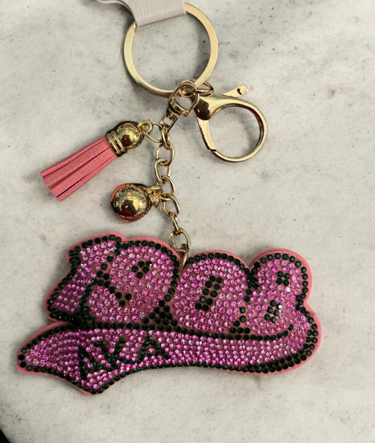 Bling Sorority Keychains w/ Tassel