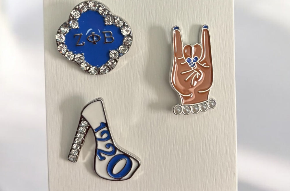3pc Sorority Pins