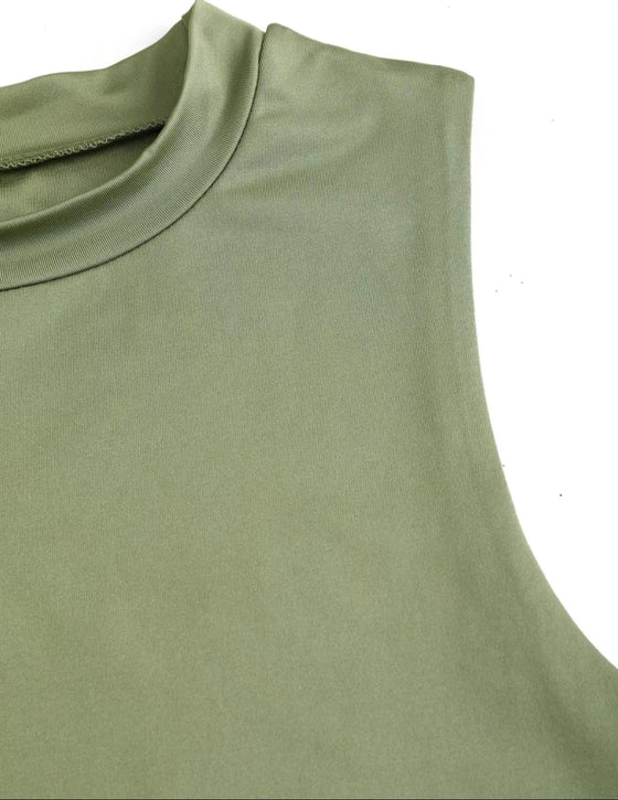 Green 2 Pc Skirt Set