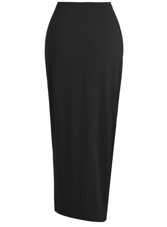 Black 2 Pc Skirt Set