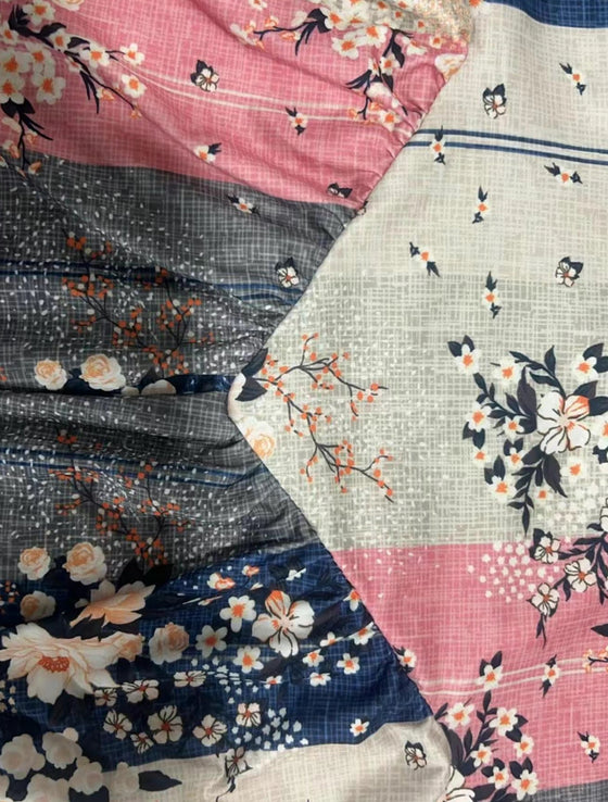Plus Size Floral Overalls
